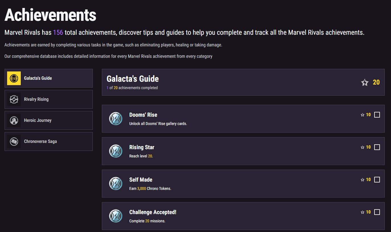 Achievements card image